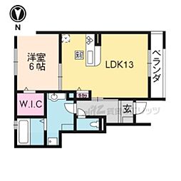 エクセル・カーサ 1LDKの間取図画像