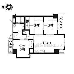 グレース吉祥 3LDKの間取図画像