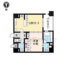 リーガル京都御所東  ｜ 京都府京都市上京区梶井町（賃貸マンション1LDK・4階・43.89㎡） その2