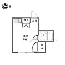 ハウスジョイ 204 ｜ 京都府京都市左京区北白川東瀬ノ内町（賃貸マンション1R・2階・16.00㎡） その2