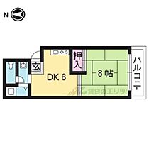 京都府京都市北区紫野東舟岡町（賃貸マンション1DK・2階・28.33㎡） その2