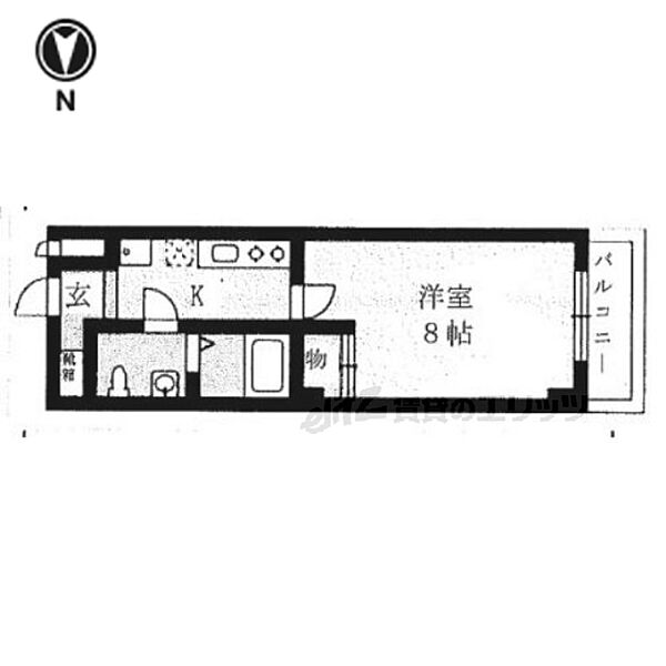 フラッティ壬生坊城 505｜京都府京都市中京区壬生坊城町(賃貸マンション1K・5階・23.94㎡)の写真 その2