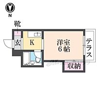 京都府京都市左京区北白川仕伏町（賃貸マンション1K・1階・21.45㎡） その2