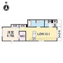 京都府京都市左京区田中南大久保町（賃貸アパート1LDK・1階・51.04㎡） その2