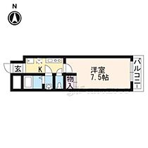 京都府京都市上京区西院町（賃貸マンション1K・6階・23.36㎡） その2