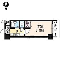 京都府京都市左京区田中上古川町（賃貸マンション1K・3階・23.20㎡） その2