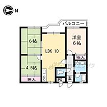 京都府京都市上京区大宮通一条上る西入栄町（賃貸マンション3LDK・2階・60.39㎡） その2