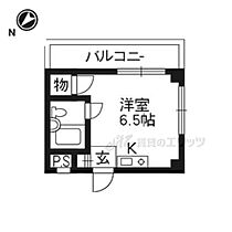 ネオハイム出町 203 ｜ 京都府京都市左京区田中南西浦町（賃貸アパート1R・2階・15.00㎡） その2