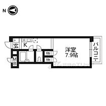 京都府京都市上京区元福大明神町（賃貸マンション1K・2階・25.00㎡） その1