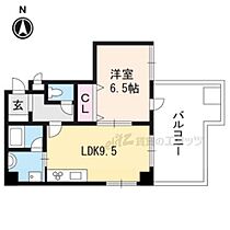 京都府京都市北区紫野宮東町（賃貸マンション1DK・4階・38.42㎡） その2