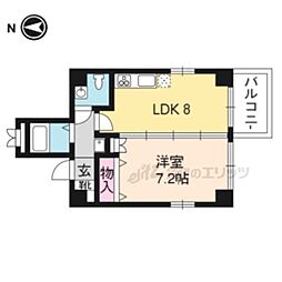 グランドパルティール3 1LDKの間取図画像