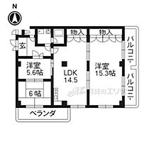 ルシェール西院 4A ｜ 京都府京都市右京区西院三蔵町（賃貸マンション3LDK・4階・88.70㎡） その2