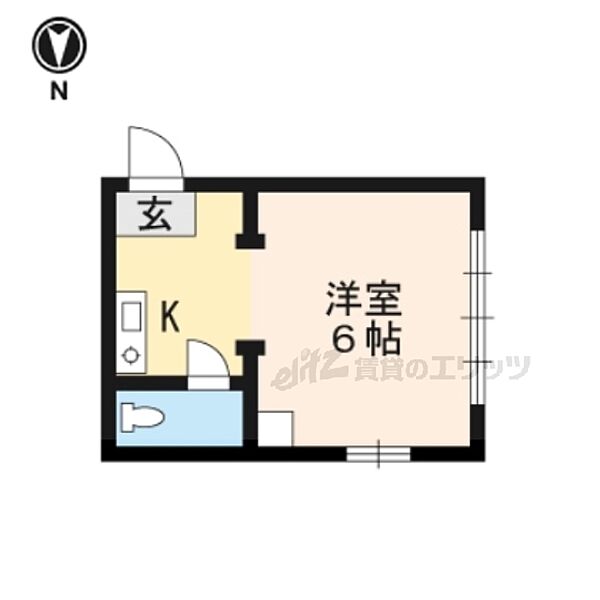 京都府京都市中京区壬生森前町(賃貸マンション1R・2階・14.50㎡)の写真 その2