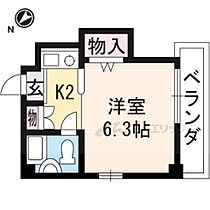 ラルン柏野 101 ｜ 京都府京都市北区紫野上柏野町（賃貸マンション1K・1階・18.55㎡） その2