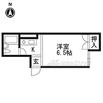 京都府京都市北区北野下白梅町（賃貸マンション1R・1階・14.00㎡） その2