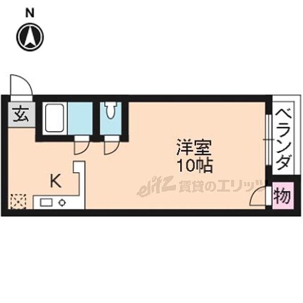 ラメールIII 401｜京都府京都市中京区西ノ京中御門東町(賃貸マンション1R・4階・22.05㎡)の写真 その2