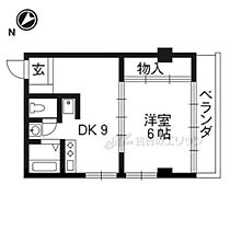 京都府京都市右京区西京極東大丸町（賃貸マンション1DK・4階・31.20㎡） その2