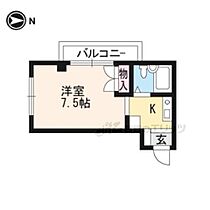 京都府京都市東山区新宮川筋五条上る２丁目山田町（賃貸マンション1R・2階・19.00㎡） その2