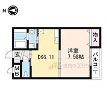 京都府京都市下京区下長福寺町（賃貸マンション1DK・1階・31.77㎡） その2