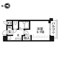 京都府京都市下京区玉津島町（賃貸マンション1K・5階・19.05㎡） その2