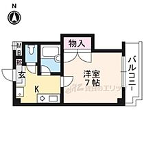 京都府京都市北区紫野西御所田町（賃貸マンション1K・3階・23.40㎡） その2