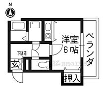 熊野道谷口マンション 202 ｜ 京都府京都市左京区聖護院蓮華蔵町（賃貸マンション1K・2階・23.00㎡） その2