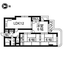 アクシス葛野 401 ｜ 京都府京都市右京区西院西田町（賃貸マンション3LDK・4階・62.37㎡） その1