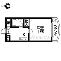 京都府京都市下京区西七条南月読町（賃貸マンション1K・4階・20.00㎡） その2