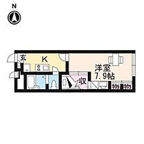 レオパレスみその 101 ｜ 京都府京都市中京区西ノ京小倉町（賃貸アパート1K・1階・21.81㎡） その2