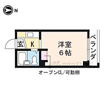 京都府京都市上京区三芳町（賃貸マンション1K・4階・15.00㎡） その2