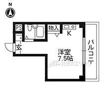 京都府京都市北区紫野下門前町（賃貸マンション1R・2階・18.68㎡） その2