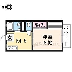 間取図画像 1K