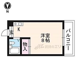 間取図画像 1K
