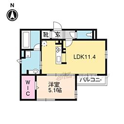 メゾン・ド・プルミエール 1LDKの間取図画像