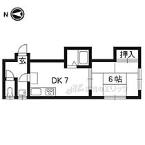 京都府京都市下京区黒門通五条上る柿本町（賃貸アパート1DK・2階・27.50㎡） その2