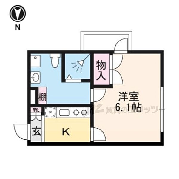 グレースアレイ西院 503｜京都府京都市右京区西院西今田町(賃貸マンション1K・5階・21.00㎡)の写真 その2