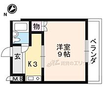 セントアンドリュ－ス 307 ｜ 滋賀県大津市湖城が丘（賃貸マンション1K・3階・26.73㎡） その2