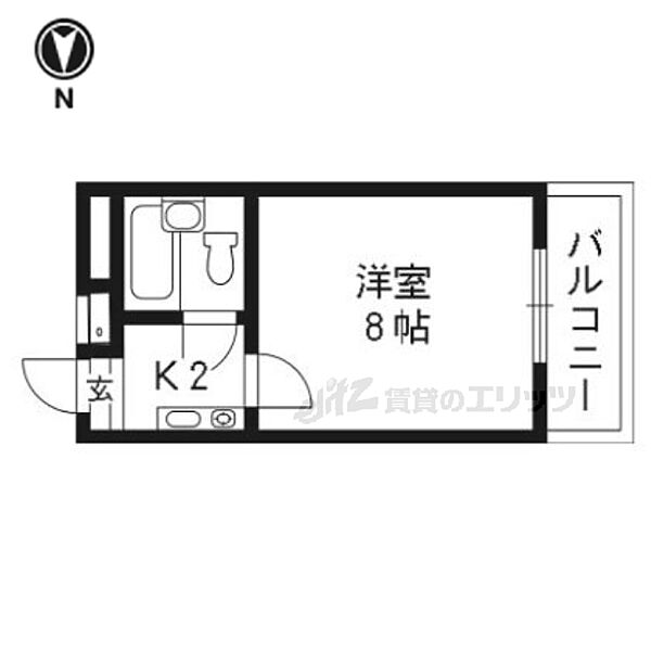 メゾンクレール 3-E｜京都府京都市南区東九条西山町(賃貸マンション1K・3階・20.88㎡)の写真 その2