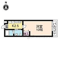 フラッティ北花山 403 ｜ 京都府京都市山科区北花山大林町（賃貸マンション1K・4階・26.08㎡） その2