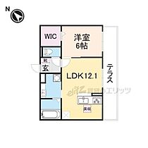 滋賀県大津市本堅田４丁目（賃貸アパート1LDK・1階・45.04㎡） その2