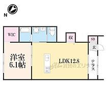 滋賀県彦根市平田町（賃貸アパート1LDK・1階・47.60㎡） その2