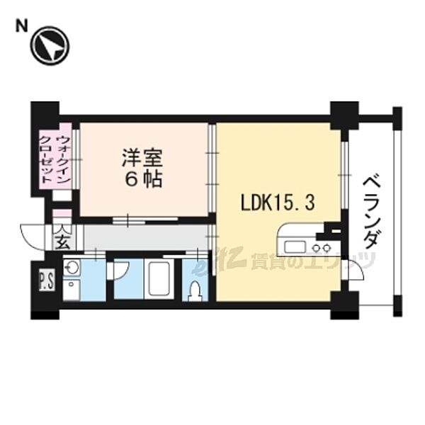 ル・マノワール 501｜滋賀県栗東市綣１丁目(賃貸マンション1LDK・5階・51.28㎡)の写真 その2