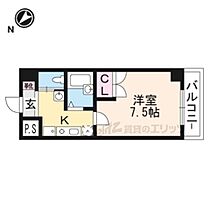 滋賀県草津市笠山４丁目（賃貸マンション1K・6階・24.00㎡） その2