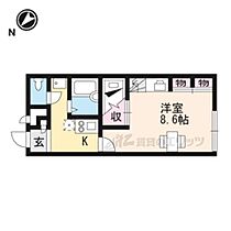 滋賀県彦根市高宮町（賃貸アパート1K・1階・23.18㎡） その2