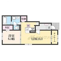 滋賀県大津市見世２丁目（賃貸アパート1LDK・1階・50.01㎡） その2