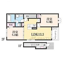 滋賀県大津市見世２丁目（賃貸アパート2LDK・1階・59.55㎡） その2