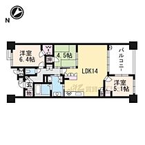 滋賀県草津市野路１丁目（賃貸マンション3LDK・2階・65.62㎡） その2