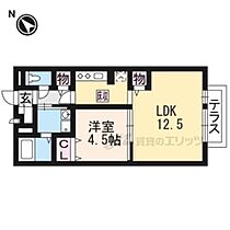 滋賀県草津市木川町（賃貸アパート1LDK・1階・41.67㎡） その2