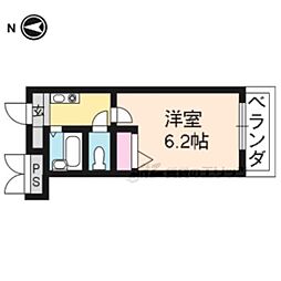 プチ・トリアノン 1Kの間取図画像