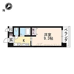 セトルはまおおつ 1Kの間取図画像